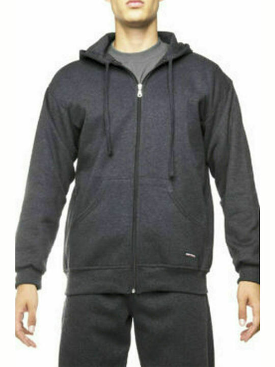 Cardigan With Hood Anthracite