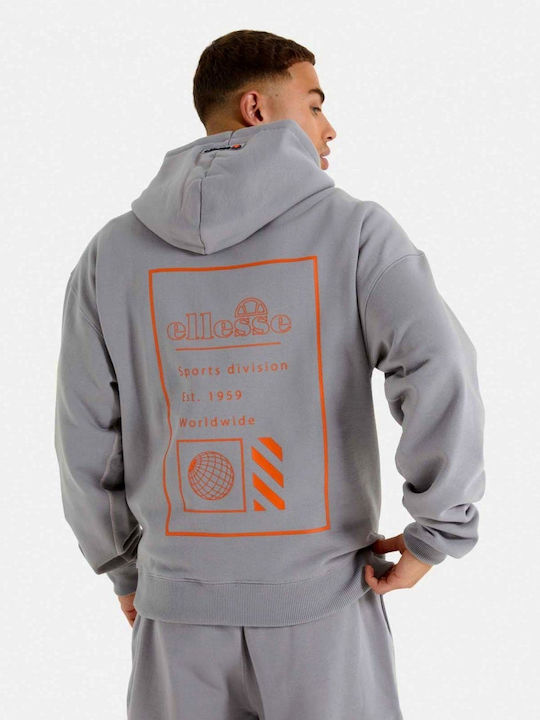 Ellesse Oh Hoody Φούτερ Γκρι με Κουκούλα