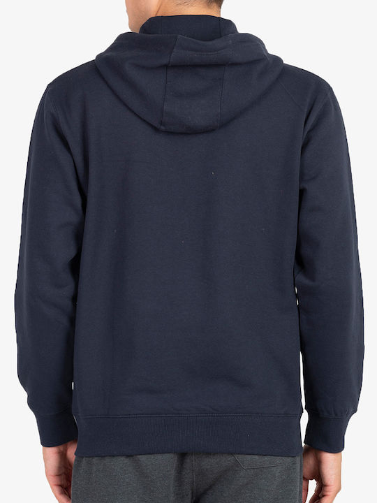 Russell Athletic Sweatshirt with Hood Navy Blue