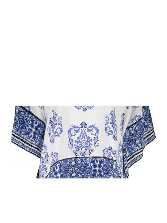 Summer Tunic with 3/4 Sleeve White