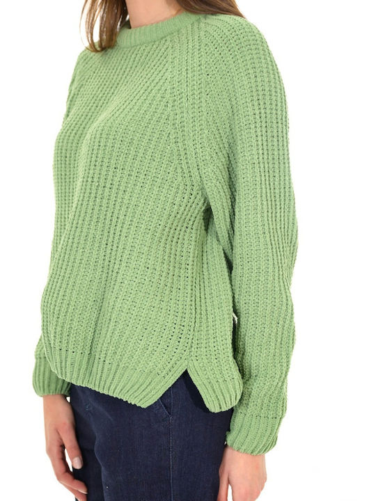 Vero Moda Damen Langarm Pullover Grün