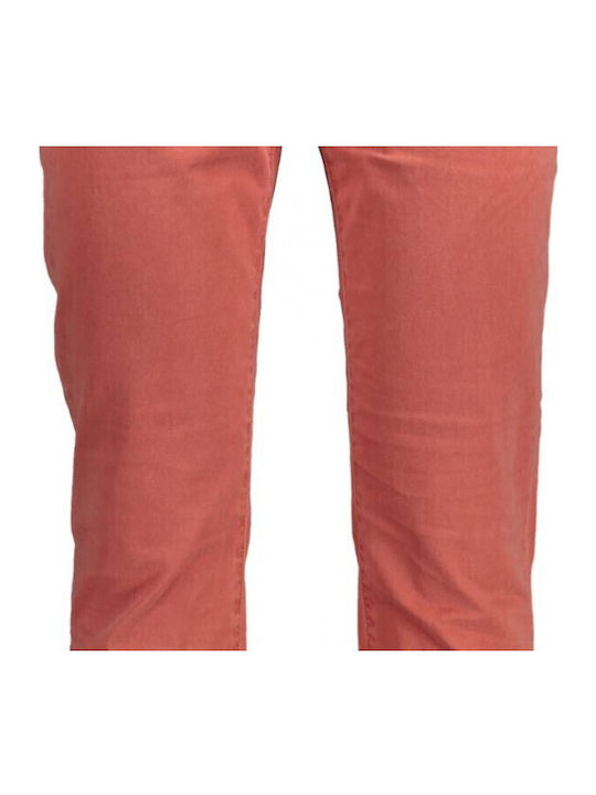 Pantaloni Elastic cu Croială Slim Roz