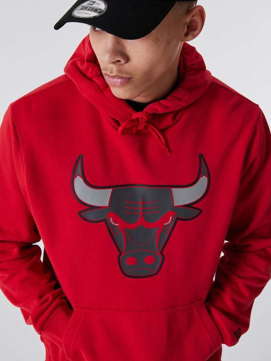 Chicago Bulls NBA Hanorac cu Glugă Roșu
