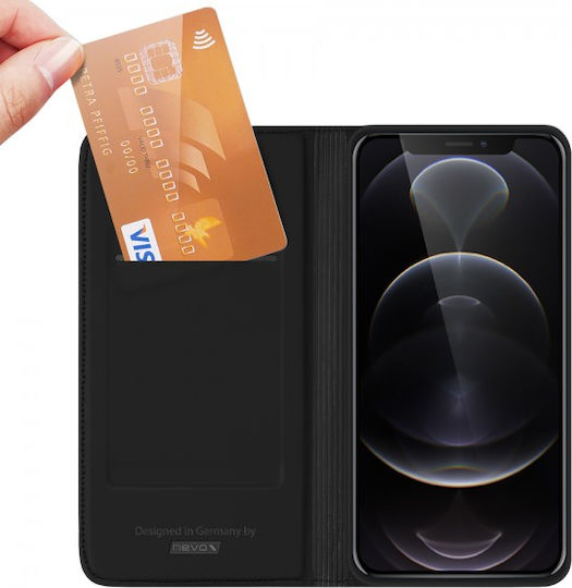 Nevox Vario Book Δερματίνης Μαύρο (iPhone 14 Pro Max)