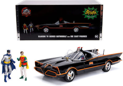 Jada Toys DC Comics: Classic TV Series Batmobile Vehicle Replica in Scale 1:18