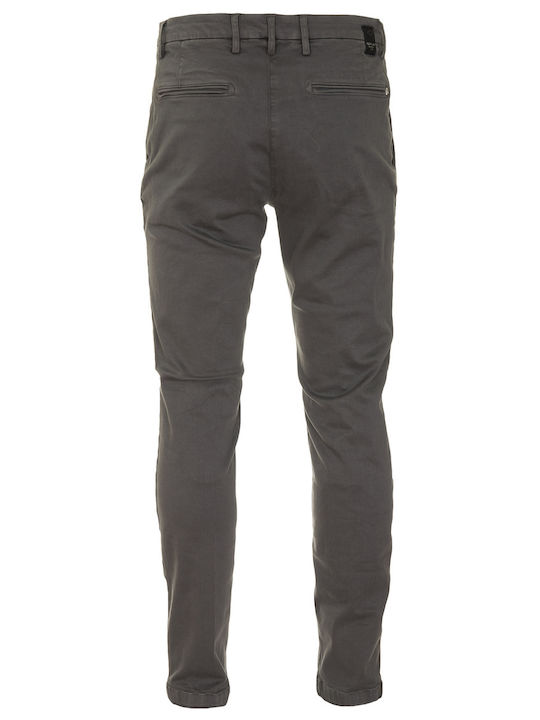 Trousers Elastic in Slim Fit Gray