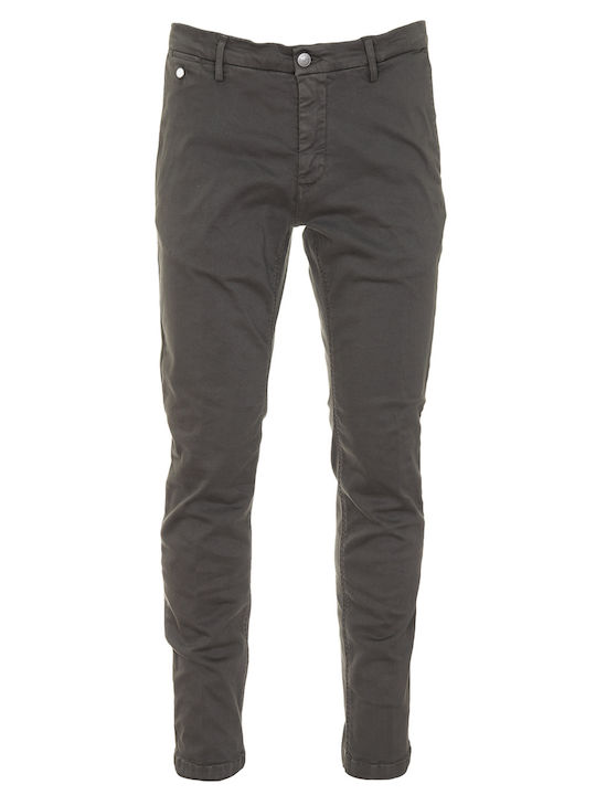 Trousers Elastic in Slim Fit Gray