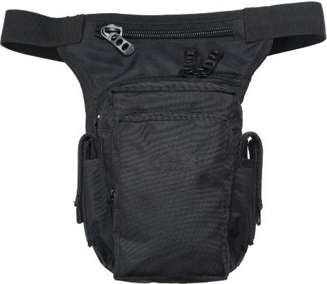 Survivors Military Pouch Thigh Black