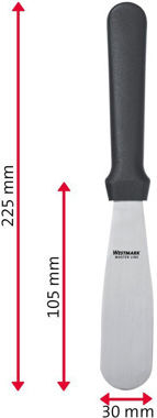 Westmark Master Line Παλέτα Ζαχαροπλαστικής Ανοξείδωτη 10.5cm
