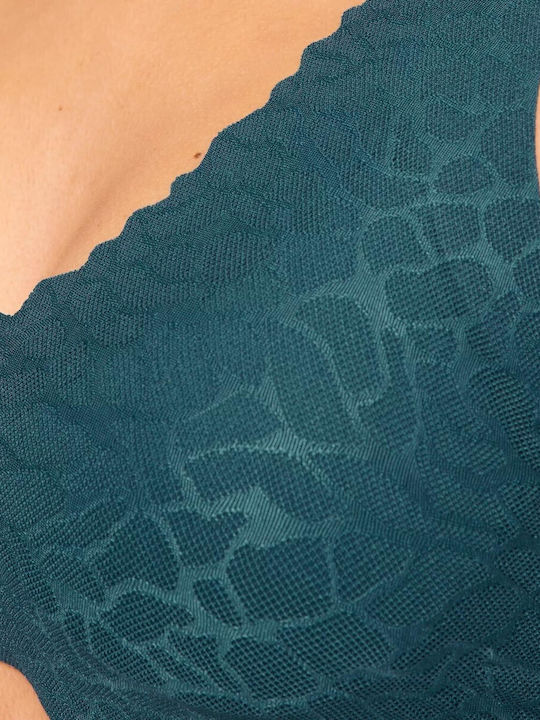 Women's Bra with Removable Padding Petrol