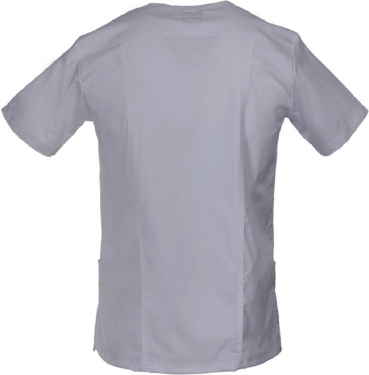 Be Unique Victor Men's Gray Medical Blouse Cotton and Polyester