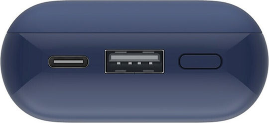 Xiaomi Pocket Edition Pro Power Bank 10000mAh 33W с USB-A порт и USB-C порт Син