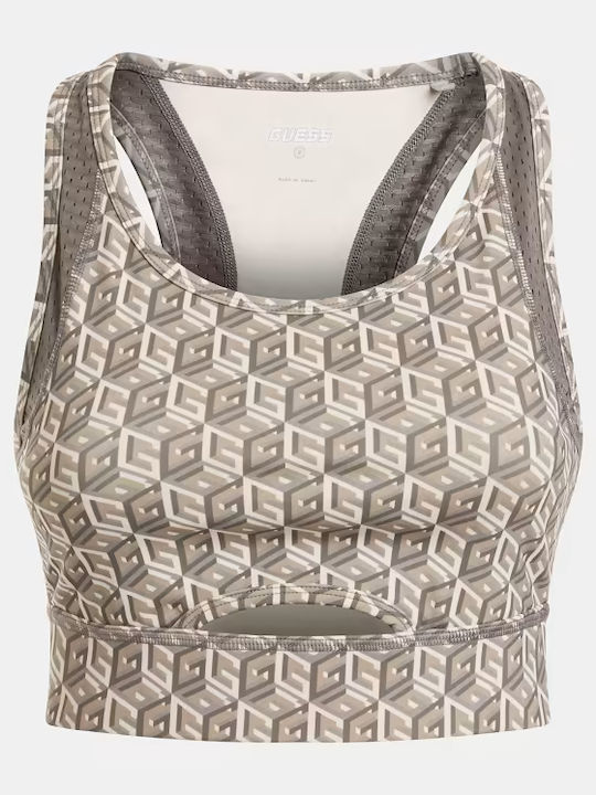 Women's Sports Bra with Removable Padding Gray