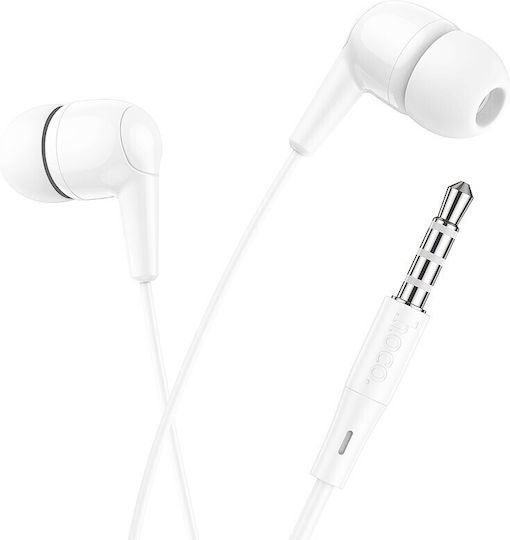 Hoco M97 În ureche Handsfree cu Mufă 3.5mm Alb