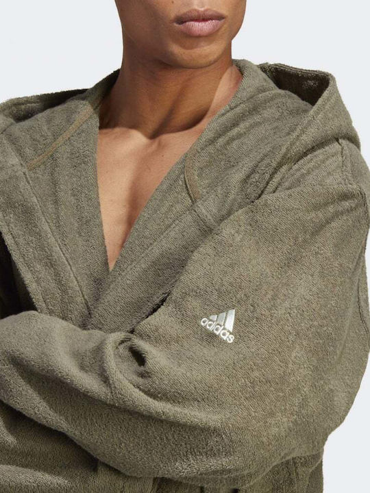 adidas HS2063 Μπουρνούζι Κολυμβητηρίου Πράσινο