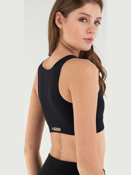 Freddy Women's Sports Bra without Padding Black