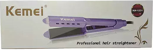Kemei KM-1231 Πρέσα Μαλλιών με Κεραμικές Πλάκες 48W