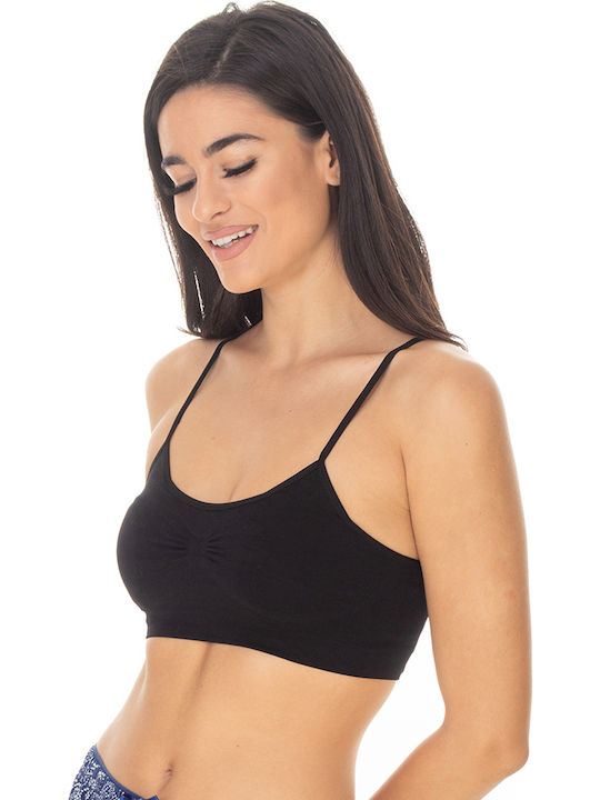 Women's Sports Bra without Padding Black