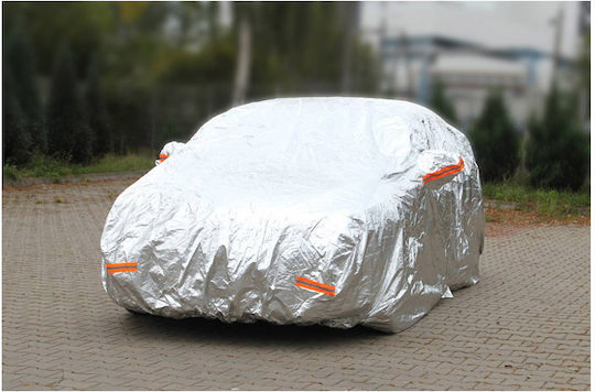 AMiO Aluminium Acoperă pentru Mașină 480x185x145cm Impermeabil Mare pentru SUV/JEEP