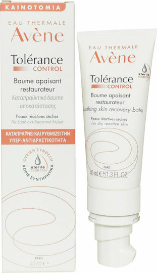 Eau Thermale Avène Tolerance Control 48ωρο Ενυδατικό Balm Προσώπου 40ml