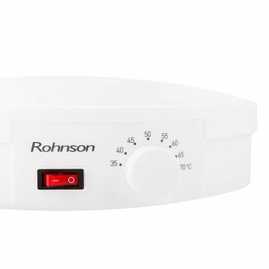 Rohnson Дехидратор за храна с 9 рафтове и Регулируема температура 35-70°C