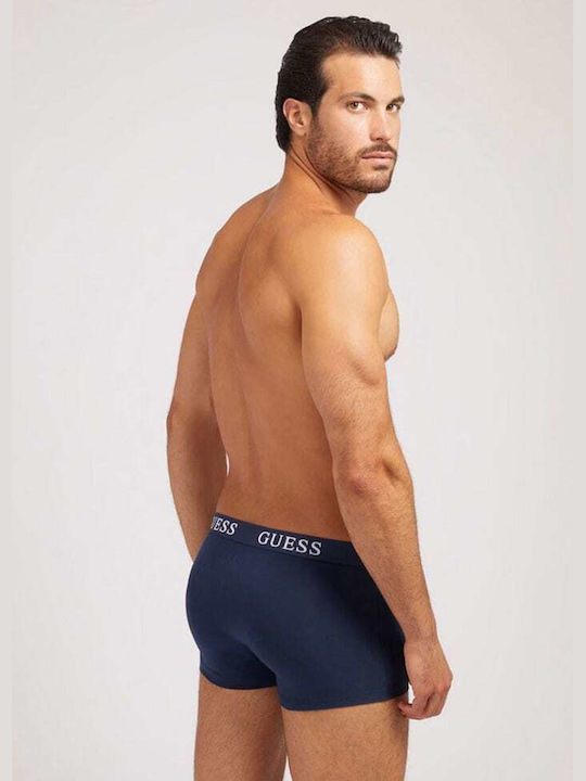 Joe Ανδρικά Μποξεράκια Μπλε με Σχέδια 3Pack