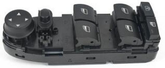 Mcar Fensterheberschalter Auto für BMW E60 / Serie 5 4pin Schwarz