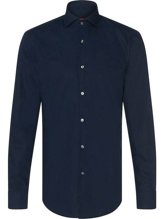 Hugo Kason Slim-Fit Navy Blue Shirt