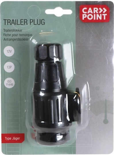 Carpoint Trailer Socket Plug with 13 pin 12V