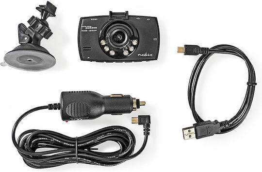 Nedis Camera DVR Auto 1080P cu Ecran 2.7" pentru Parbriz cu ventuză de aspirație
