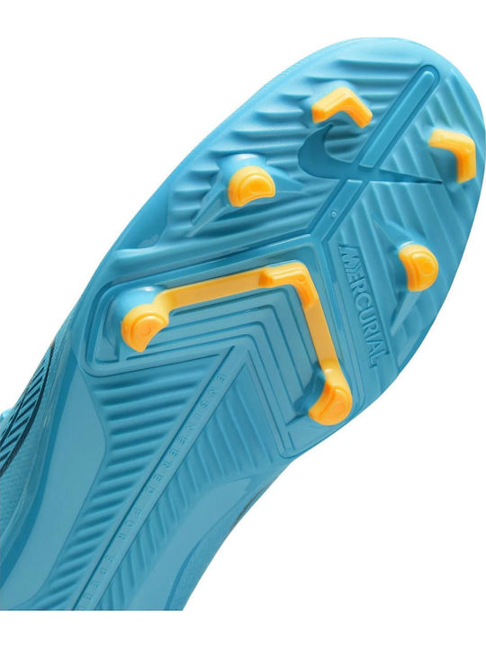 Nike Mercurial Superfly 8 Club Football Shoes with Cleats Chlorine Blue / Laser Orange