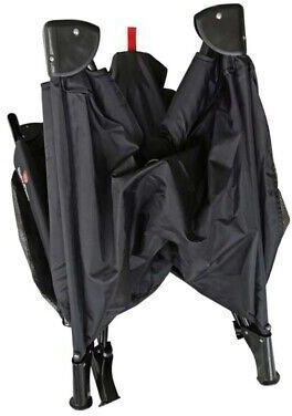 BabyDan Travel Cot 2384WQ Playpen Black 120x60cm