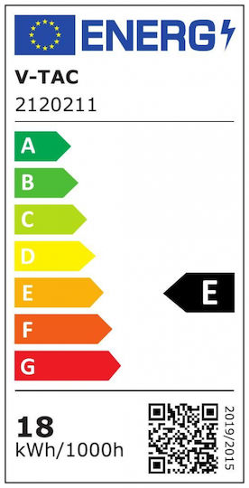 V-TAC Lighting Batten Outdoor with Integrated LED 18W 60cm