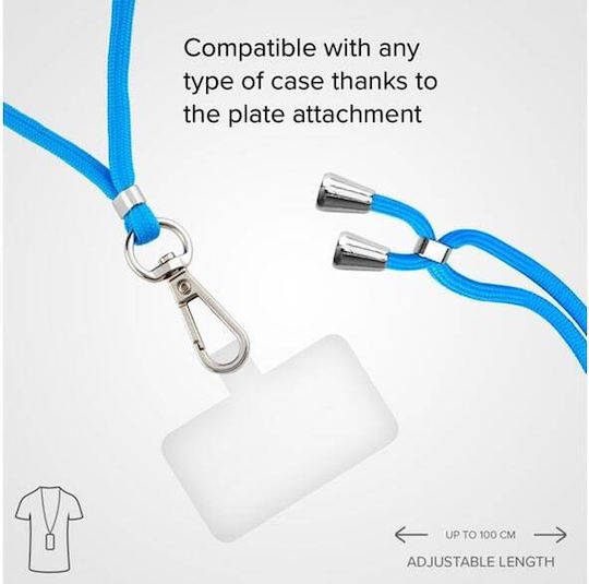 SBS Lanyard Curea pentru gât pentru Telefoane Mobile Albastru TEUNILACEB