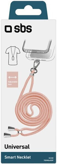SBS Lanyard Λουράκι Λαιμού για Κινητά Ροζ