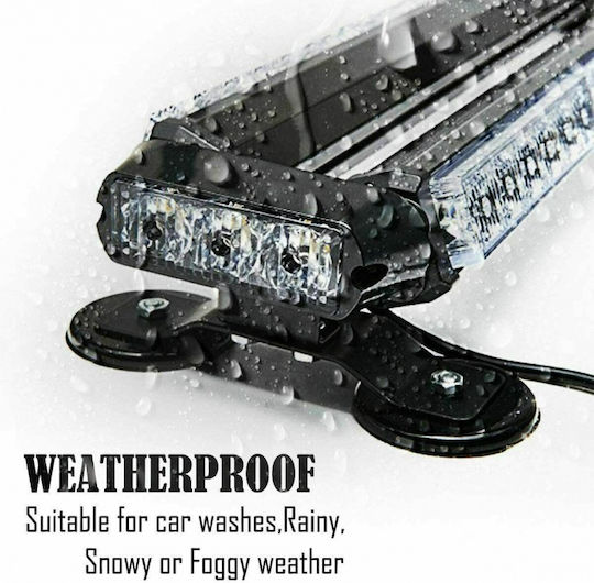 Flexzon Auto-Signalleiste LED 12 / 24V 54cm mit Orange Beleuchtung