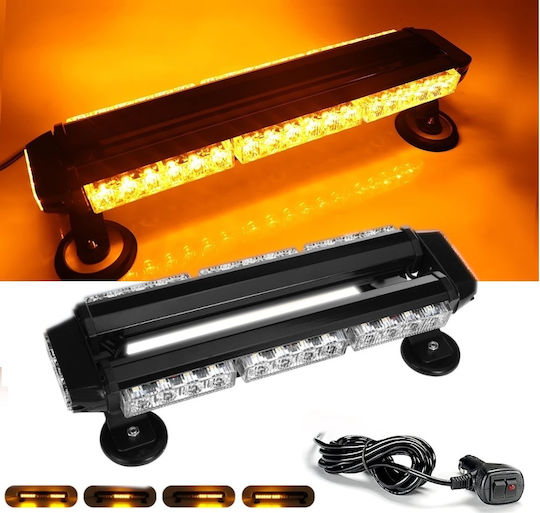 Car Signaling Bar LED 12 / 24V 54cm with Orange Lighting