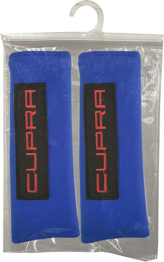 Race Axion Autositzgurt-Pads Cupra 21x7.5cm Blau 2Stück