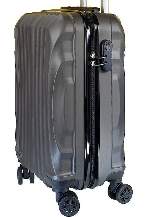 Forecast -20 Cabin Hard Gray Travel Suitcase with 4 Wheels Height 55cm