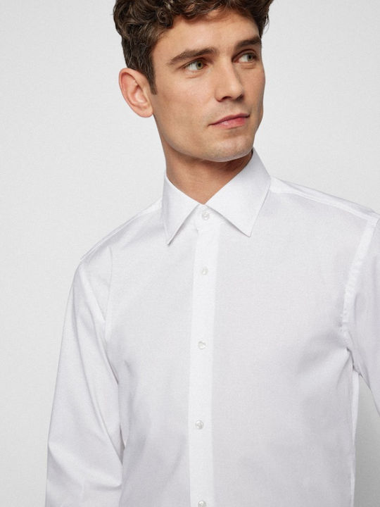 Long-sleeved Cotton Shirt White