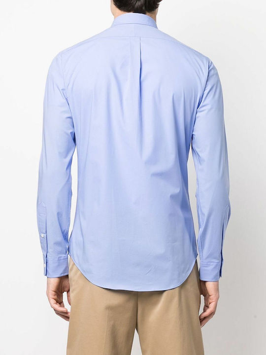 Ralph Lauren Men's Shirt Long Sleeve Cotton Blue