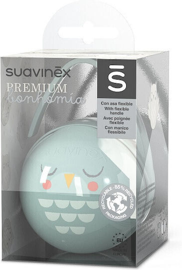 Suavinex Case Pacifier Bonhomia made of Plastic Green