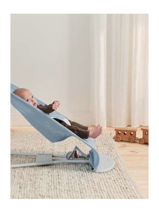 BabyBjorn Manual Baby Relax Balance Soft Mesh Sky Blue White for Child up to 13kg