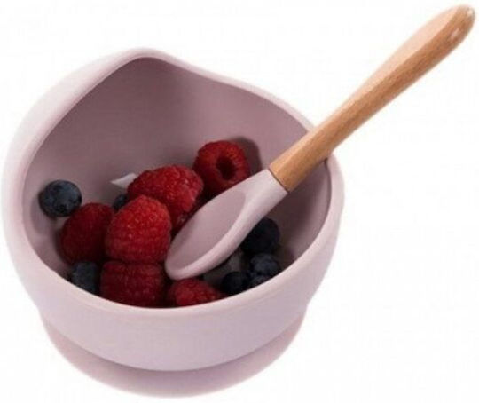 Bo Jungle Baby Food Bowl B-Suction made of Silicone Pink B500620