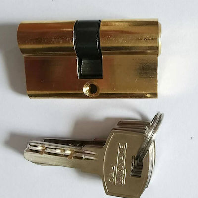 Bormann Lock Cylinder Security BLK1050 54mm with 5 Keys Gold