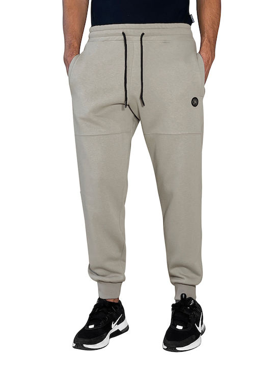 3Guys Dorian Men's Sweatpants with Rubber Gray