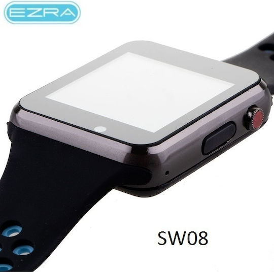 SW08 Smartwatch with SIM (Red)