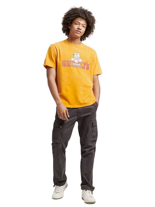 Superdry Vintage Collegiate Men's T-shirt Yellow