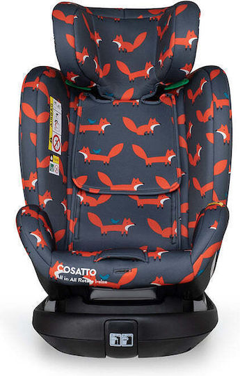 Cosatto All in All Rotate Baby Car Seat i-Size with Isofix Charcoal Mister Fox