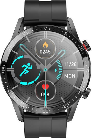 Hoco Y2 Pro Smartwatch με Παλμογράφο (Μαύρο)